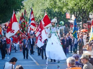 Sion, le 7 et 8 aout 2015, festivités du Bicentenaire de canton du Valais. © sedrik nemeth
